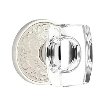 Emtek Windsor Door Knob with Lancaster Rose