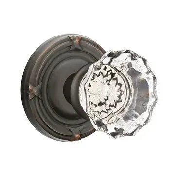Emtek Astoria Door Knob with Ribbon and Reed Rose by Emtek