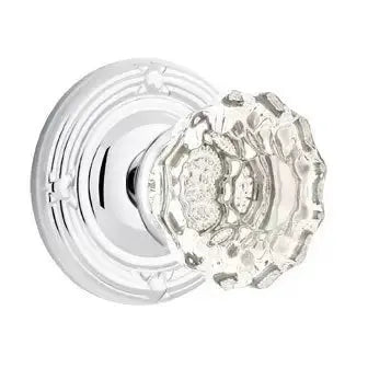 Emtek Astoria Door Knob with Ribbon and Reed Rose by Emtek