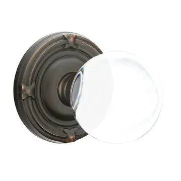 Emtek Bristol Door Knob with Ribbon and Reed Rose by Emtek