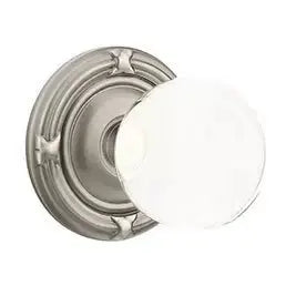 Emtek Bristol Door Knob with Ribbon and Reed Rose by Emtek