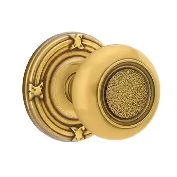Emtek Belmont Knob with Ribbon and Reed Rose by Emtek