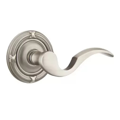 Emtek Cortina Door Lever with Ribbon and Reed Rose by Emtek