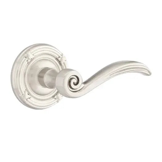 Emtek Elan Lever with Ribbon and Reed Rose by Emtek