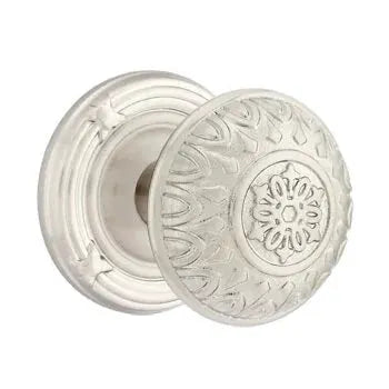 Emtek Lancaster Knob with Ribbon and Reed Rose by Emtek