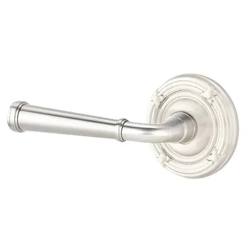 Emtek Merrimack Lever with Ribbon and Reed Rose by Emtek