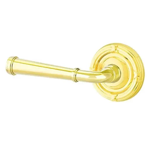 Emtek Merrimack Lever with Ribbon and Reed Rose by Emtek