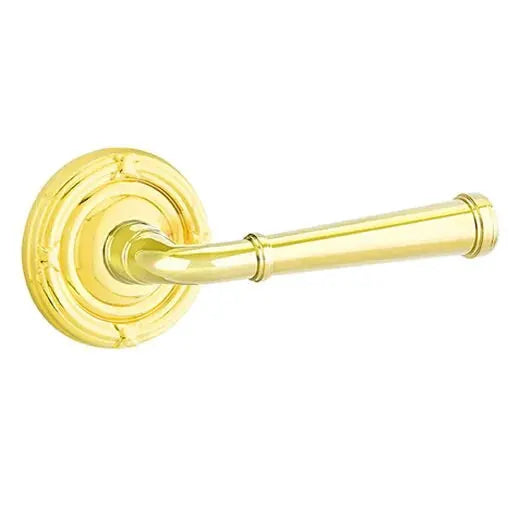Emtek Merrimack Lever with Ribbon and Reed Rose by Emtek