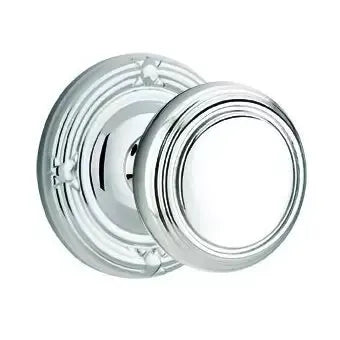 Emtek Norwich Door Knob with Ribbon and Reed Rose by Emtek