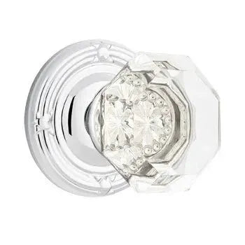 Emtek Old Town Door Knob with Ribbon and Reed Rose by Emtek