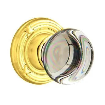 Emtek Providence Door Knob with Ribbon and Reed Rose by Emtek