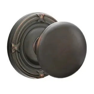 Emtek Providence Door Knob with Ribbon and Reed Rose by Emtek