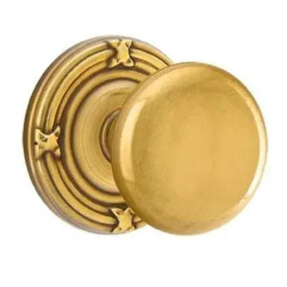 Emtek Providence Door Knob with Ribbon and Reed Rose by Emtek