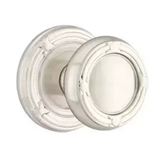 Emtek Ribbon and Reed Knob with Ribbon and Reed Rose by Emtek