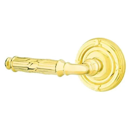 Emtek Ribbon and Reed Lever with Ribbon and Reed Rose by Emtek