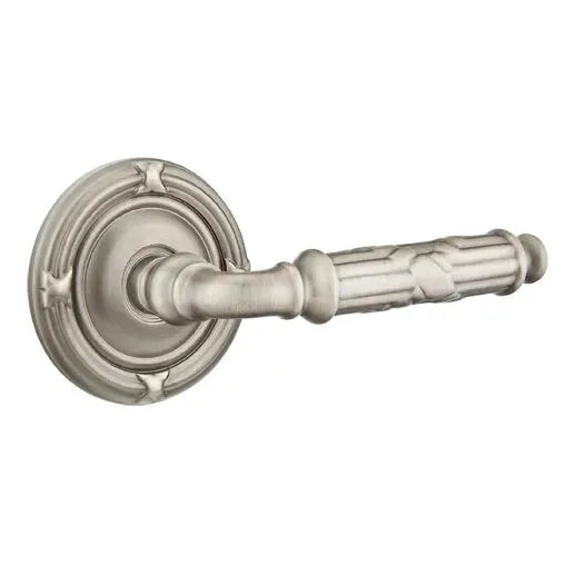 Emtek Ribbon and Reed Lever with Ribbon and Reed Rose by Emtek