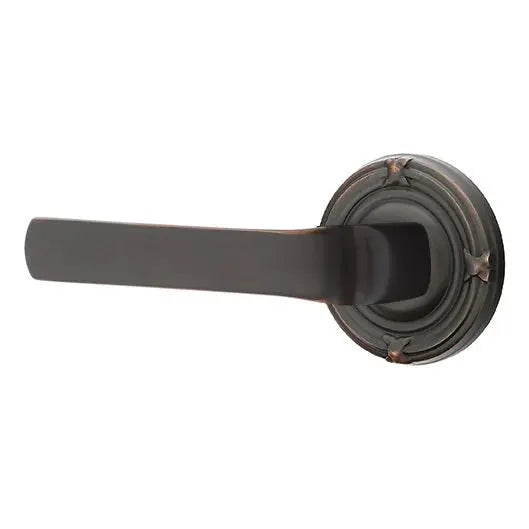 Emtek Spencer Lever with Ribbon and Reed Rose by Emtek