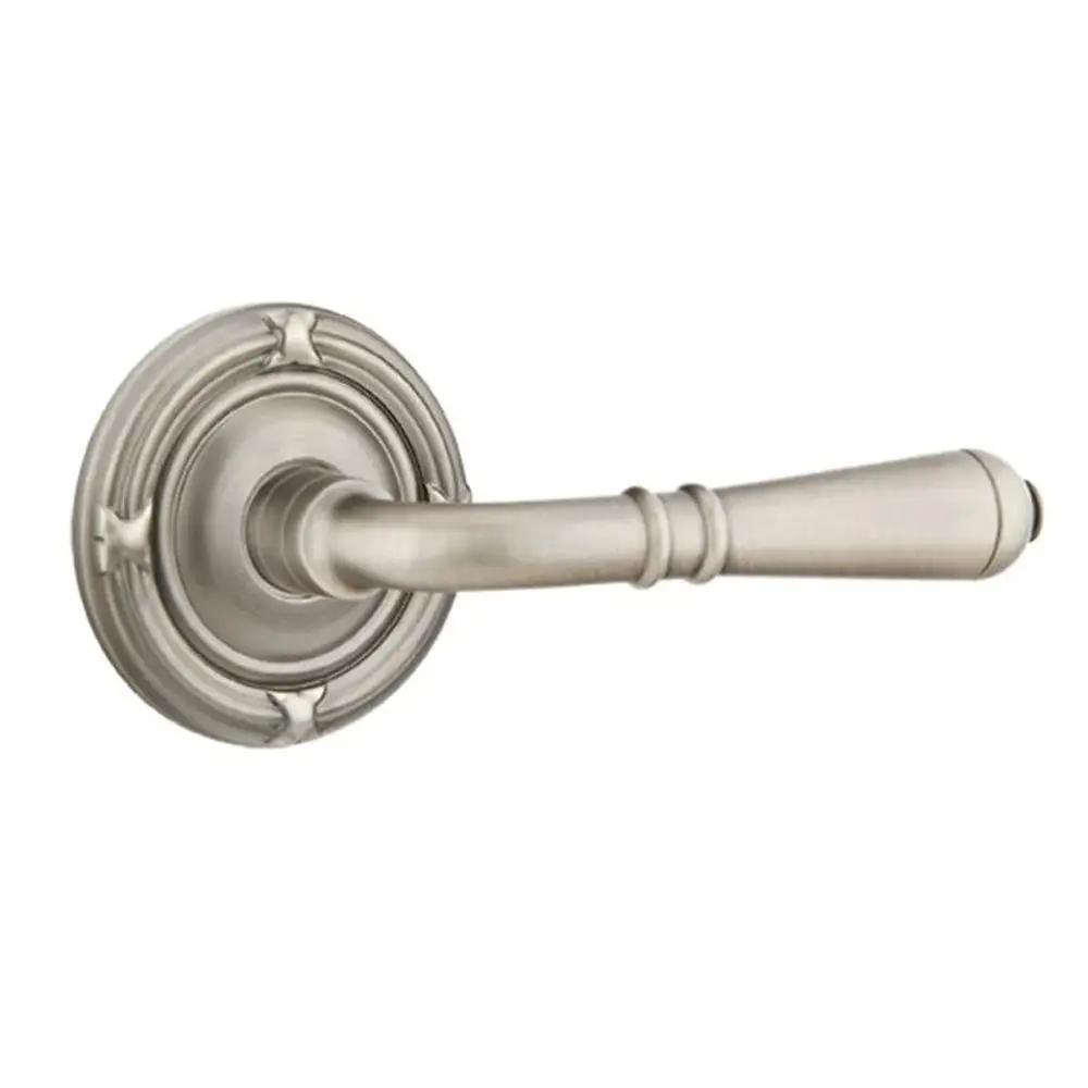 Emtek Turino Door Lever with Ribbon and Reed Rose by Emtek
