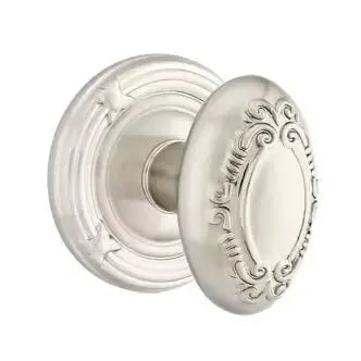 Emtek Victoria Knob with Ribbon and Reed Rose by Emtek