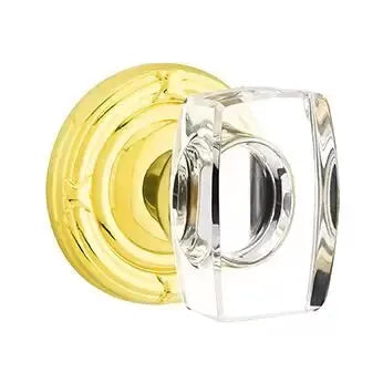 Emtek Windsor Door Knob with Ribbon and Reed Rose by Emtek