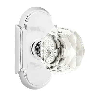 Emtek Diamond Door Knob with #8 Rose by Emtek