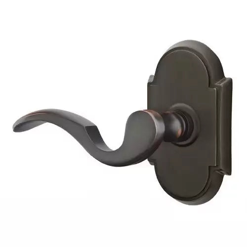 Emtek Cortina Door Lever with #8 Rose by Emtek