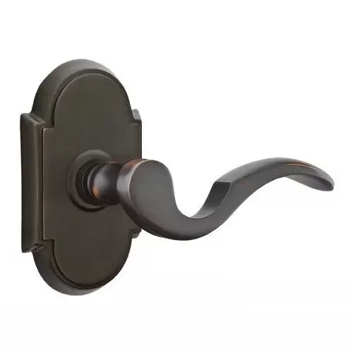 Emtek Cortina Door Lever with #8 Rose by Emtek