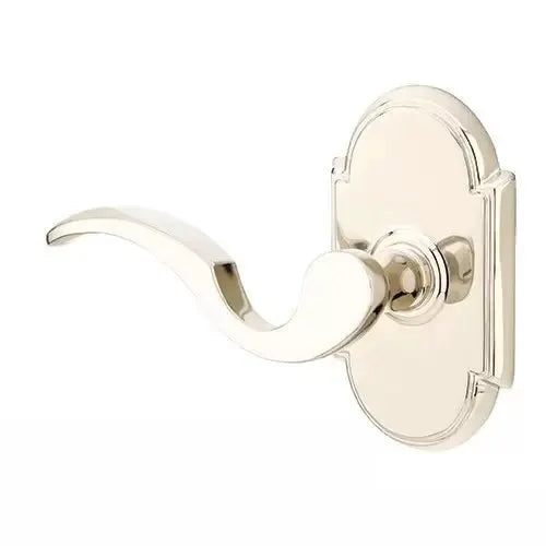 Emtek Cortina Door Lever with #8 Rose by Emtek