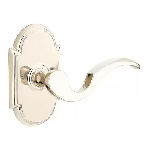 Emtek Cortina Door Lever with #8 Rose by Emtek