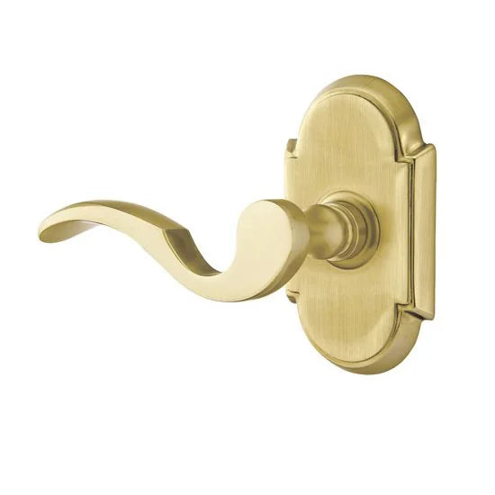 Emtek Cortina Door Lever with #8 Rose by Emtek