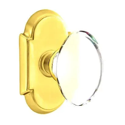 Emtek Hampton Door Knob with #8 Rose by Emtek