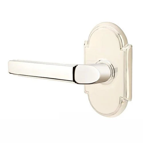 Emtek Milano Door Lever with #8 Rose by Emtek