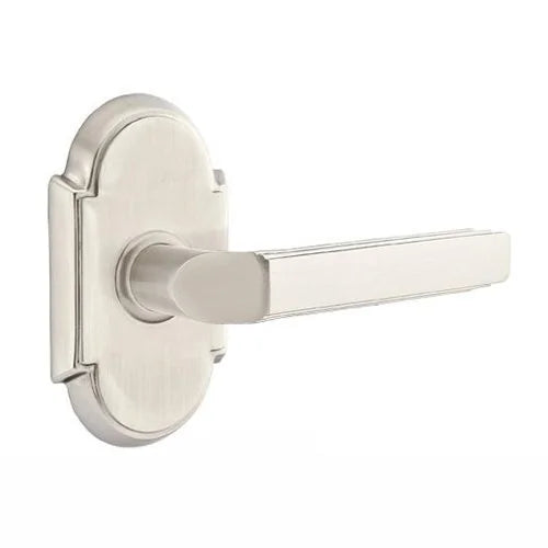 Emtek Milano Door Lever with #8 Rose by Emtek