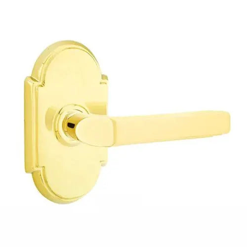 Emtek Milano Door Lever with #8 Rose by Emtek