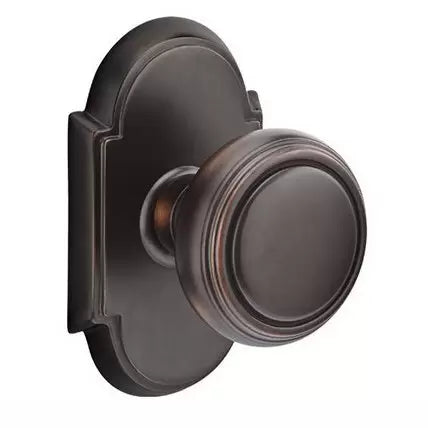 Emtek Norwich Door Knob with #8 Rose by Emtek