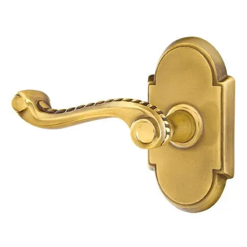 Emtek Rope Lever with #8 Rose by Emtek