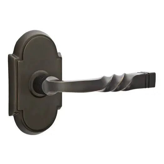 Emtek Sante Fe Lever with #8 Rose by Emtek