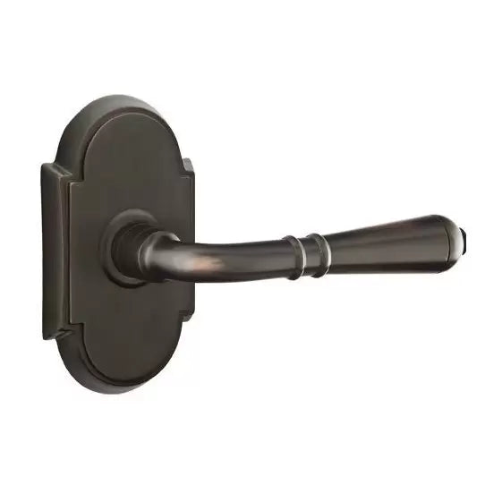 Emtek Turino Door Lever with #8 Rose by Emtek