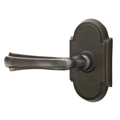 Emtek Wembley Lever with #8 Rose by Emtek