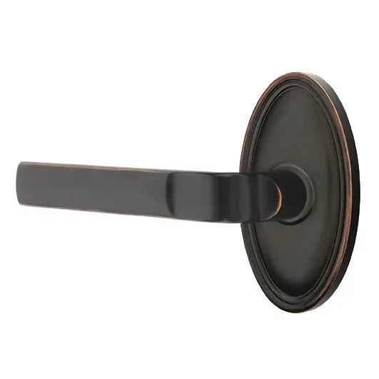 Emtek Aston Lever with Oval Rose by Emtek