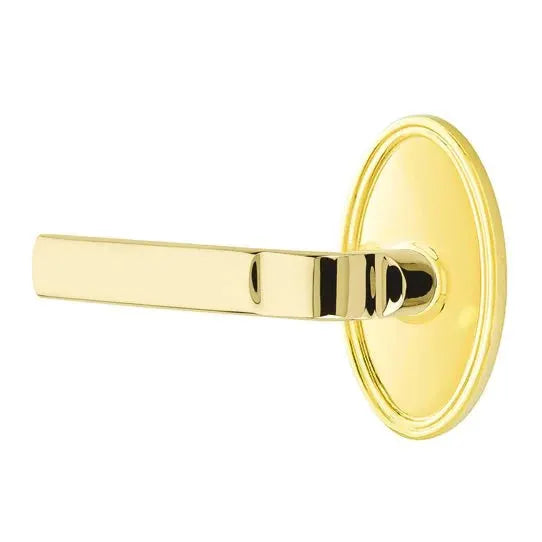 Emtek Aston Lever with Oval Rose by Emtek