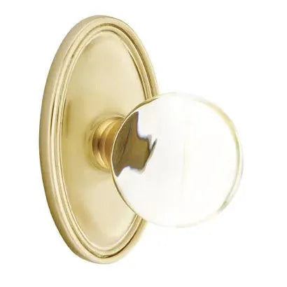 Emtek Bristol Door Knob with Oval Rose by Emtek