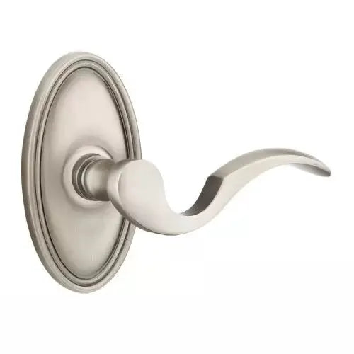 Emtek Cortina Door Lever with Oval Rose by Emtek