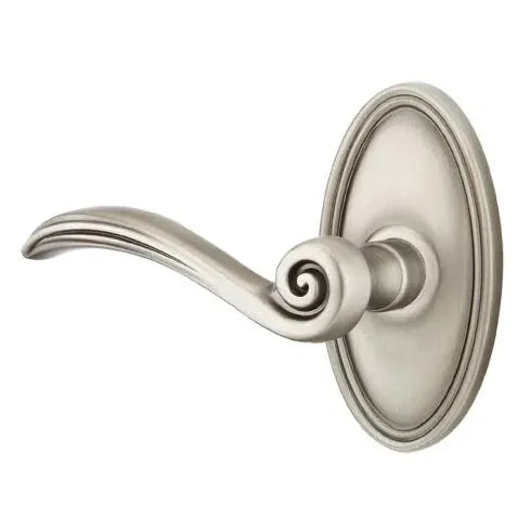 Emtek Elan Lever with Oval Rose by Emtek