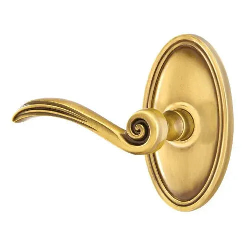 Emtek Elan Lever with Oval Rose by Emtek