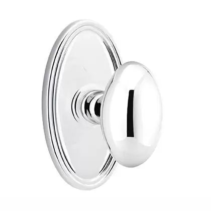 Emtek Egg Door Knob with Oval Rose by Emtek