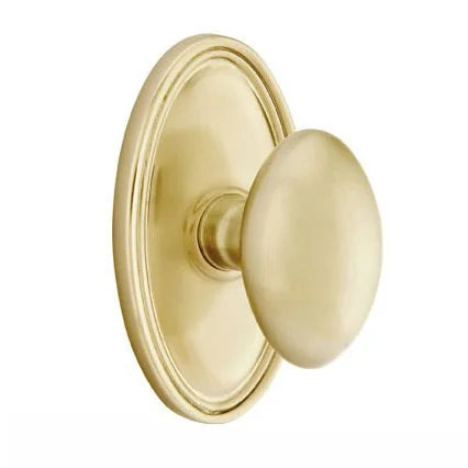 Emtek Egg Door Knob with Oval Rose by Emtek