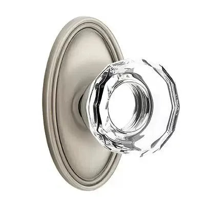 Emtek Lowell Door Knob with Oval Rose by Emtek