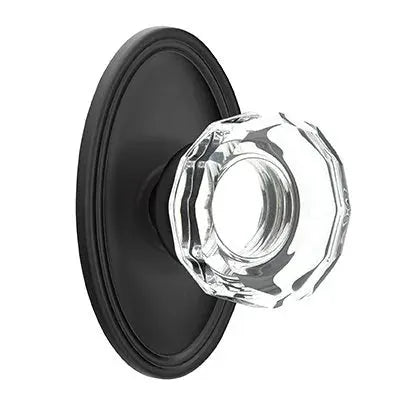 Emtek Lowell Door Knob with Oval Rose by Emtek