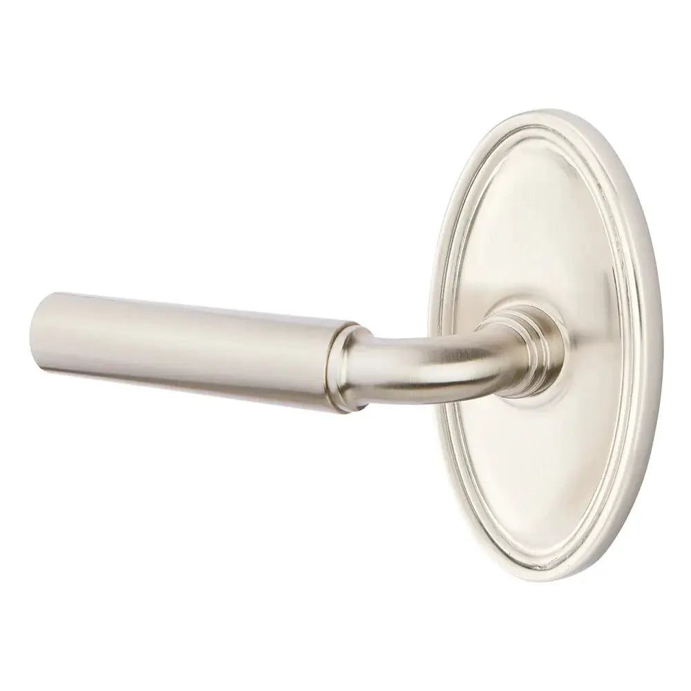 Emtek Manning Door Lever with Oval Rose by Emtek